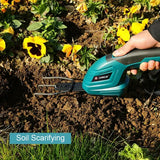 Liangye Battery Garden Tool 20V Cordless Grass Scissors Hedge Pruner and Raker
