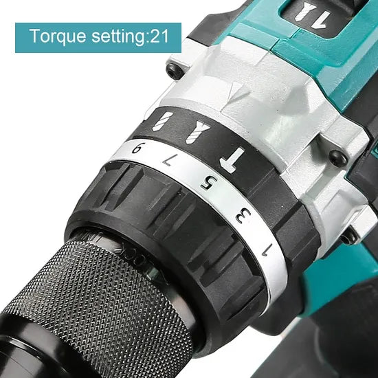 Liangye Battery Operated Power Tools 18V Brushless Cordless Electric Impact Drill