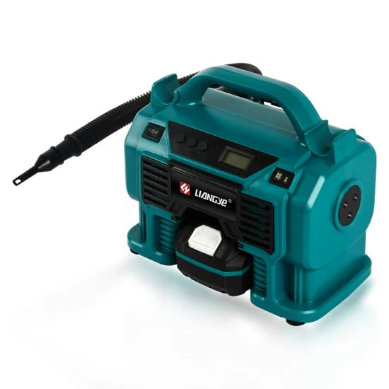 Liangye Battery Operated Power Tools 18V Cordless Portable Car Tire Inflator Air Pump