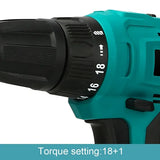Liangye Battery Power Tool 18V 3/8inch Rechargeable Cordless Electric Drill Set
