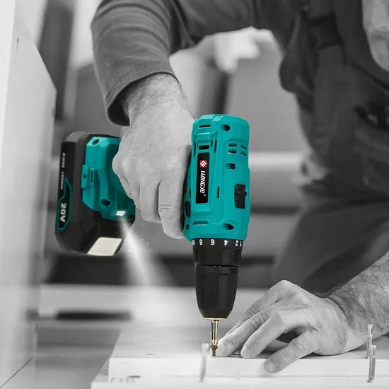 Liangye Battery Power Tool 18V 3/8inch Rechargeable Cordless Electric Drill Set