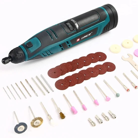 Liangye Battery Power Tools 10.8V Cordless Electric Mini Grinder Hobby Tool Set