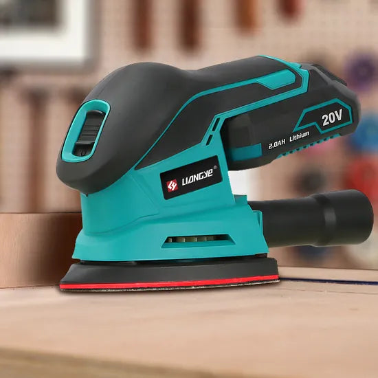 Liangye Battery Power Tools 20V Cordless Electric Hand Held Palm Sander for Wood