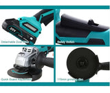 Liangye Battery Power Tools Factory 20V 125mm Brushless Cordless Angle Grinder