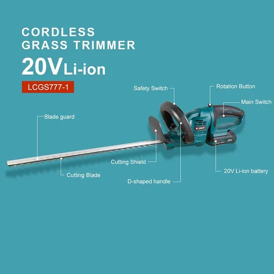 Liangye Battery Powered Pruners 20V Cordless Hedge Shears