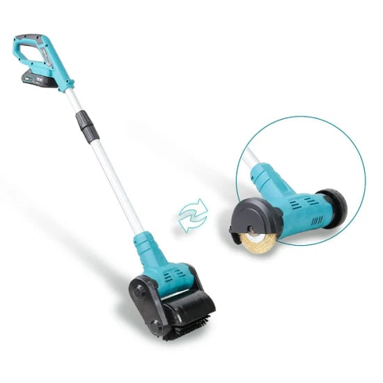 Liangye Battery Yard Tools 18V Cordless Patio Cleaner with Scrubbing Brush