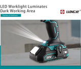 Liangye Best Rechargeable Battery Power Tools Set 18V Cordless Electric Drill Set
