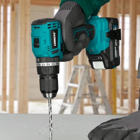 Liangye Cordless Electric Power Tools 18V Cordless Brushless Impact Drill