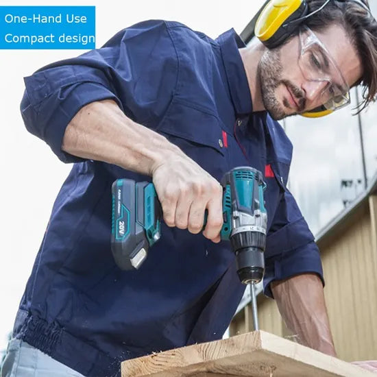 Liangye Cordless Electric Power Tools 18V Rechargeable Battery Operated Brushless Screwdriver