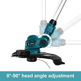 Liangye Cordless Garden Strimmer 18V Rechargeable Battery Power String Trimmer