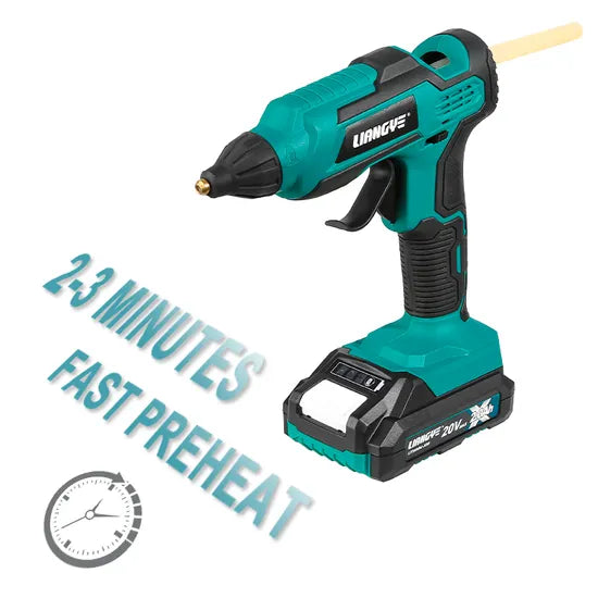 Liangye Cordless Power Tool Lca770X-1 18V Battery Operated Hot Melt Glue Gun