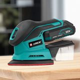 Liangye Cordless Power Tools 20V Rechargeable Electric Hand Held Wood Detail Sander