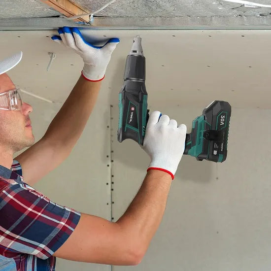 Liangye Electric Power Tools Brushless Battery Powered Cordless Drywall Screwdriver Gun 18V
