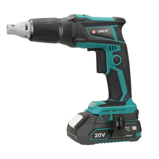 Liangye Electric Power Tools Brushless Battery Powered Cordless Drywall Screwdriver Gun 18V