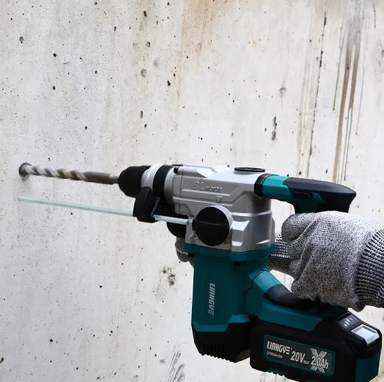 Liangye Factory Battery Powered Tools 18V Cordless Brushless Heavy Duty Rotary Hammer