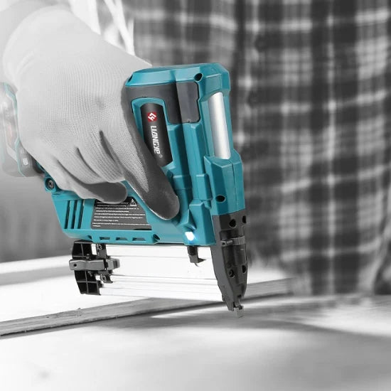 Liangye Factory Battery Woodworking Tools 20V Cordless Staple and Nail Gun Brad Nailer