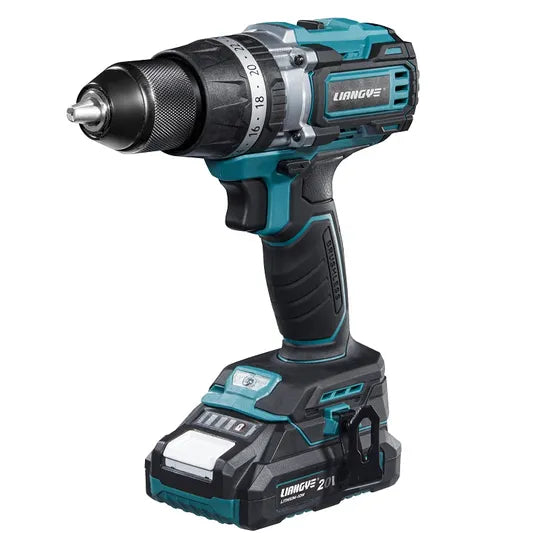 Liangye Factory Cordless Power Tools 20V 70nm Brushless Electric Impact Drill
