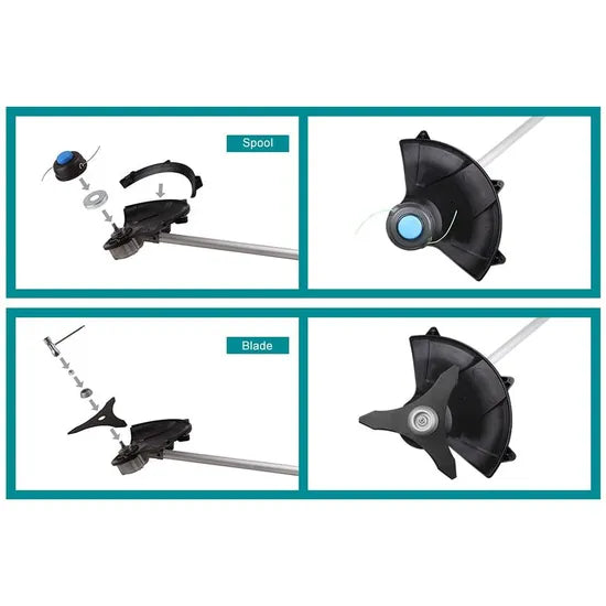 Liangye Garden Care Tools 40V Battery Power Operated Cordless Electric String Grass Trimmer and Brush Cutter