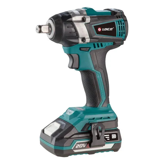 Liangye Power Tool Factory 20V Brushless Cordless Electric Impact Socket Wrench 1/2 Inch