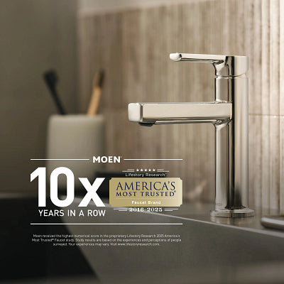 Moen Brecklyn Single-Handle 6-Spray Tub & Shower Faucet with Magnetix Rainshower Combo, Spot Resist Brushed Nickel