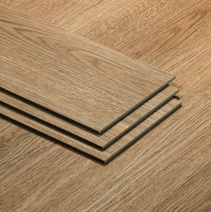 Lucida USA GlueCore Pro Expresso 28-mil x 7-in W x 48-in L Waterproof Glue Down Luxury Vinyl Plank Flooring