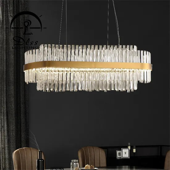 DLSS Lighting Co., Ltd Luxry Indoor Pendant Light Crystal Chandelier Lighting Living Room Dining Room Modern Lamp