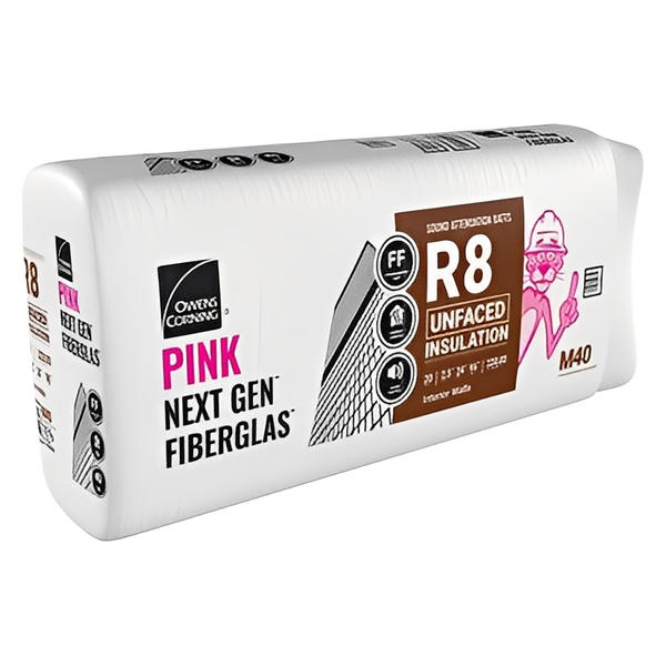 Owens Corning R-8 Sound Attenuation Unfaced Fiberglass Insulation Batt (All Sizes) image 2