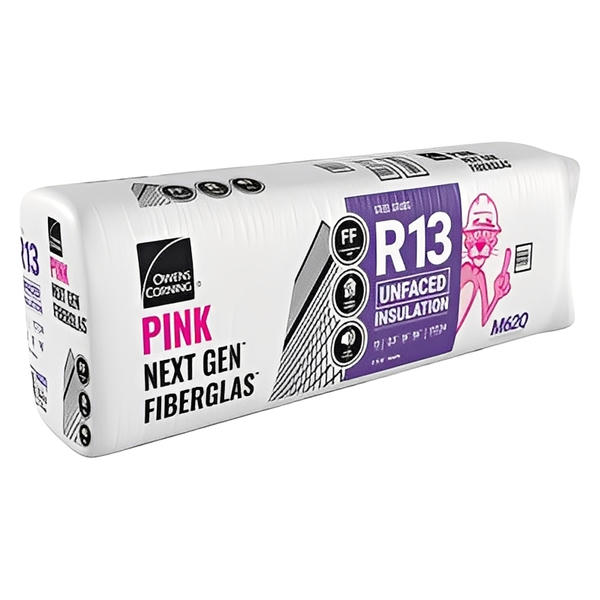 Owens Corning R-13 Un-Faced Fiberglass Insulation Batts (All Sizes) image 3