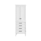 Avanity Madison 24-in W x 71.2-in H x 16-in D Tobacco Poplar Freestanding Linen Cabinet