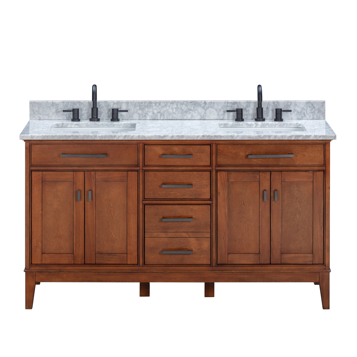 Avanity Madison 60-in Tobacco Bathroom Vanity Cabinet