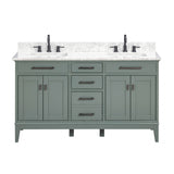 Avanity Madison 60-in White Bathroom Vanity Cabinet