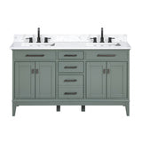 Avanity Madison 60-in White Bathroom Vanity Cabinet