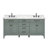 Avanity Madison 72-in White Bathroom Vanity Cabinet