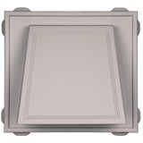 Mid-America Hooded Dryer Vent 016 Light Gray 6"