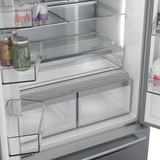 Bosch 800 Series 36 in. 21 cu. ft. French 3-Door Counter-Depth Refrigerator, Stainless Steel, Dual Compressor (B36CT80SNS)