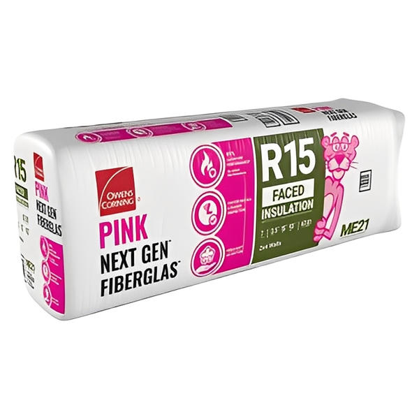 Owens Corning R-15 Kraft Faced Fiberglass Insulation Batts (All Sizes) image 2