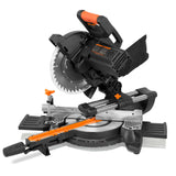 WEN 15 Amp 10 in. Single Bevel Compact Sliding Compound Miter Saw with Laser (MM1011T)