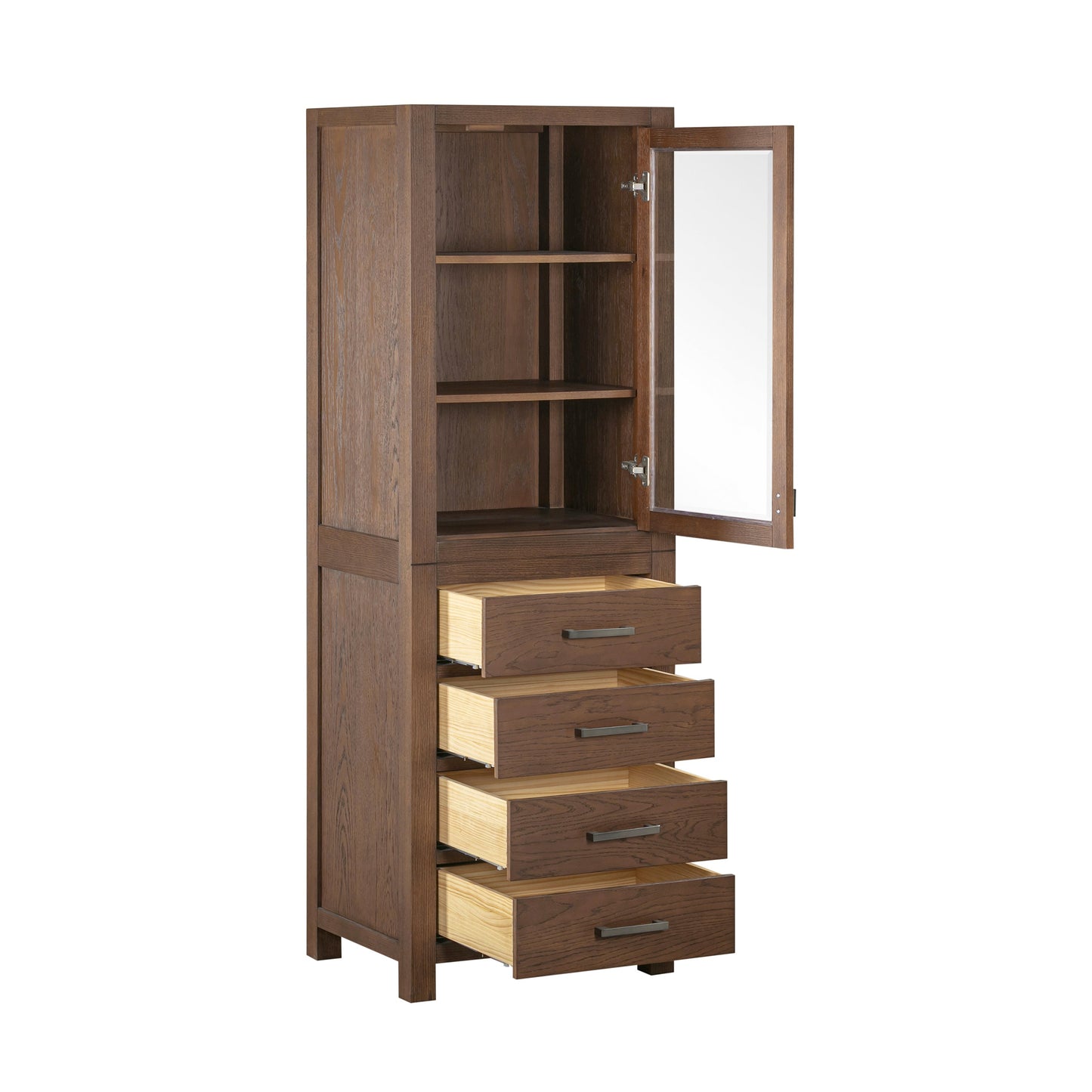 Avanity Modero 24 in. W x 20 in. D x 71 in. H Linen Cabinet in Chilled Gray