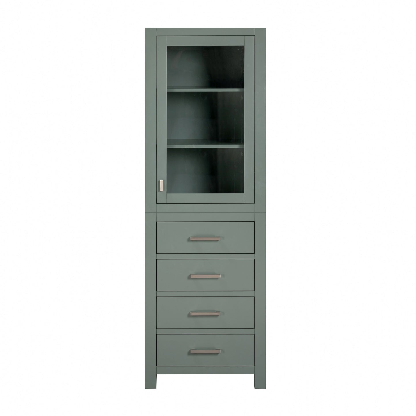 Avanity Modero 24"W x 20"D x 71.3"H Chilled Gray Linen Cabinet