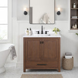 Avanity Modero 36-in White Bathroom Vanity Cabinet