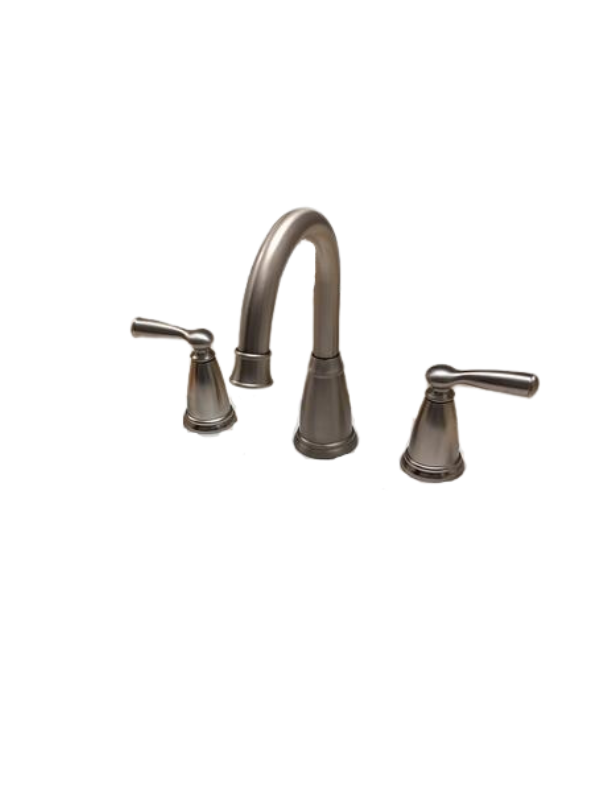 MOEN Banbury 8 in. Widespread 2-Handle High-Arc Bathroom Faucet in Spot Resist Brushed Nickel