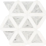 MS International Bianco Carrara 12 x 12 Marble Mosaic Tile