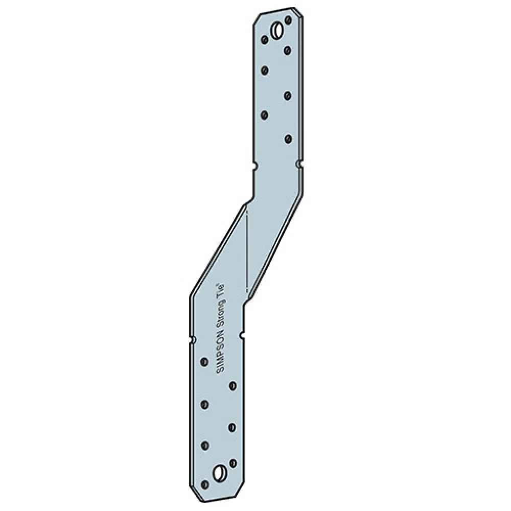Simpson MTS Galvanized Twist Strap 12"