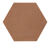 Moroccan Concrete Terra Cotta 8 in. x 9 in. Glazed Porcelain Hexagon Floor and Wall Tile (9.37 sq. ft./Case)