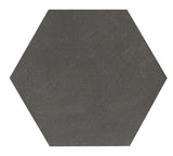 Moroccan Concrete Charcoal 8 in. x 9 in. Glazed Porcelain Hexagon Floor and Wall Tile (9.37 sq. ft./Case)