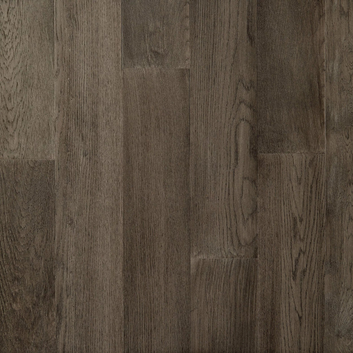Medium Gray Oak Wire Brushed Water-Resistant Engineered Hardwood
