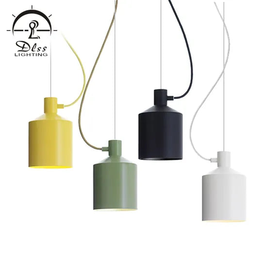 DLSS Lighting Mini Multiple-Color Modern Pendant Light Coffee Store Pendant Lamp