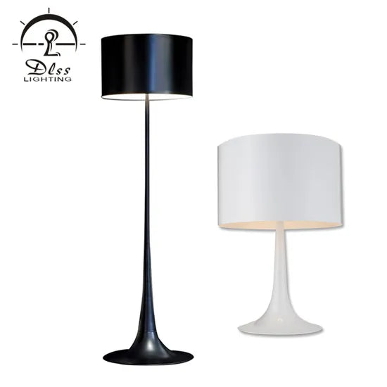 DLSSlighting Modern Aluminum Floor Lamp for Nightstand with E27 Holder