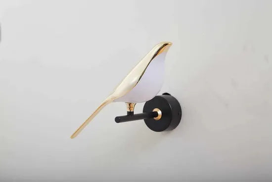DLSS Lighting Co.,Ltd. Modern Animal Bird Lamp Gold Metal Shade for Dinner Room Wall Light