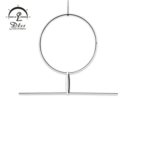 Dlss Lighting Modern Aristic Style Link PVC Chandelier Lamp with Pendant Light
